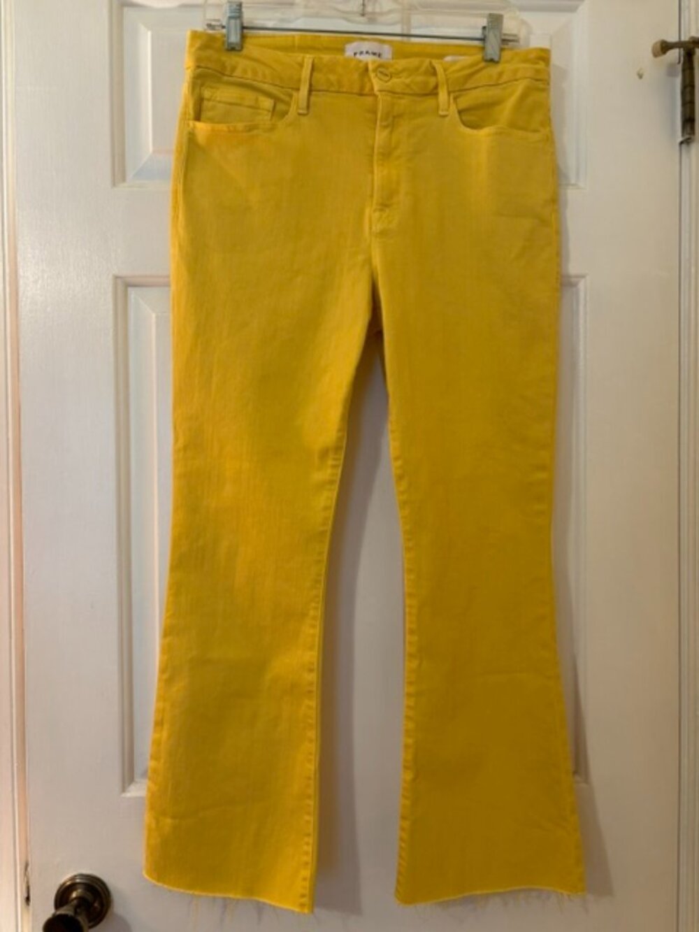 Frame Le Crop Mini Boot Jeans Citrine Wash Women's Size 31 (US 12)